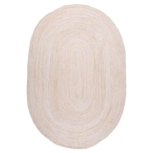 JUTE RUG BRD-74-BLEACH-OVAL