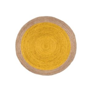 JUTE-RUG-Yellow-Natural---Natural-Border 110